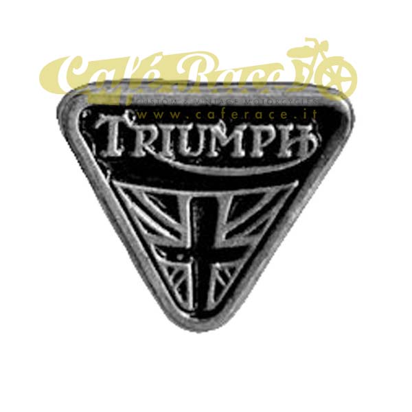 Spilla triangolare per motocilcisti Triumph