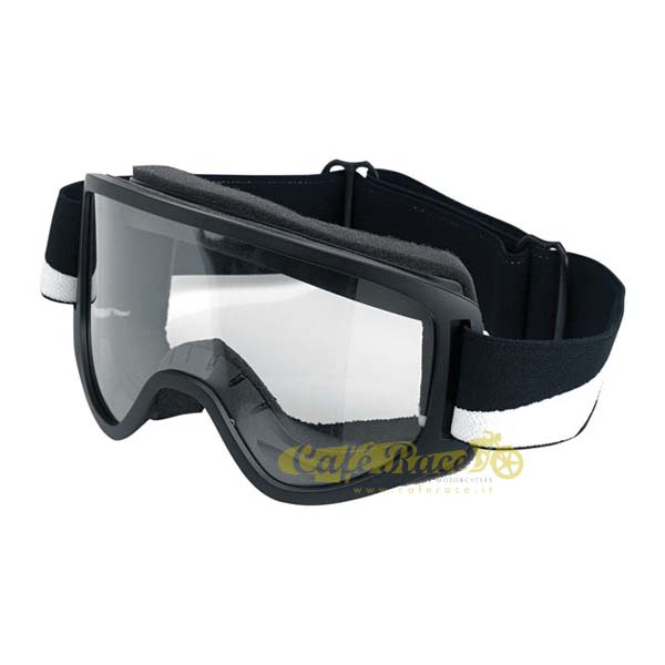 Motorradbrille 2.0 Biltwell BOLTS r für Helm, klare Schutzlinsenmaske