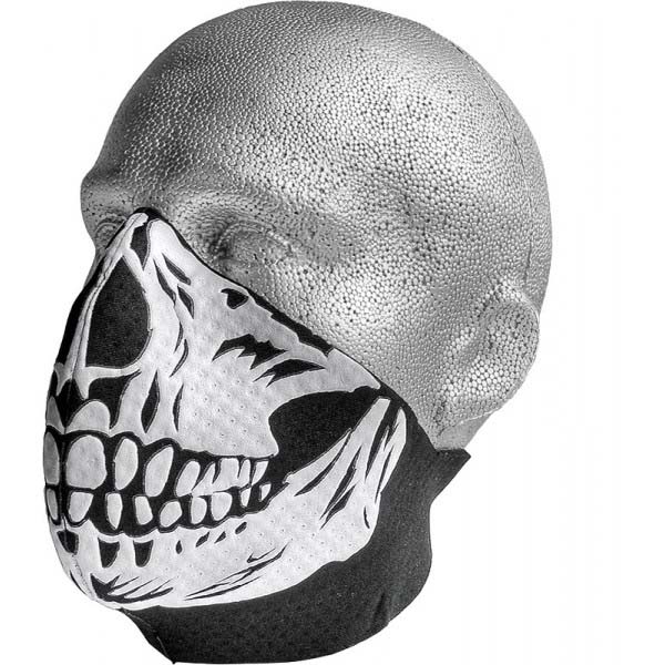Bandana mask BANDERO SKULL graphic skull relief 2mm high quality fabric