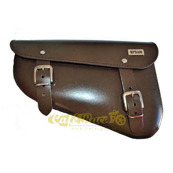Mono frame brown side bag for harley Davidson Sportster XL 883 1200