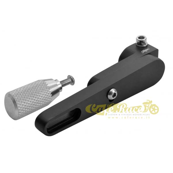 Palanca de cambio de marchas AJUSTABLE en aluminio negro para Triumph BONNEVILLE 2001-2015