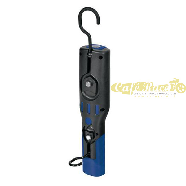 Rechargeable COB LED work lamp with shockproof plastic flashlight
