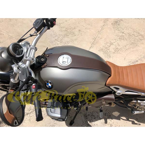 Copriserbatoio in pelle MARRONE per BMW R NINE T copri serbatoio per BMW R ninet