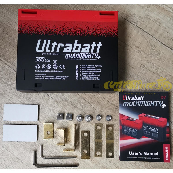 Lithium battery LiFePO4 Ultrabatt 12V-300A, 16Ah