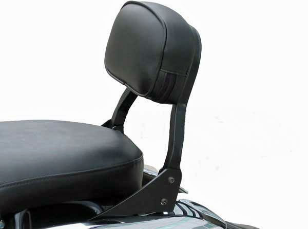 Black low spaan backrest for Triumph Rocket III - Rocket III Roadster