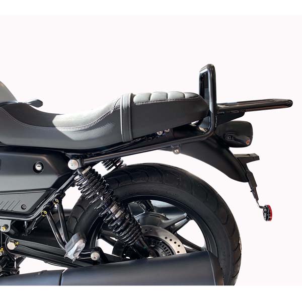 Portapacchi maniglione acciaio nero Moto Guzzi V7 850 stone special